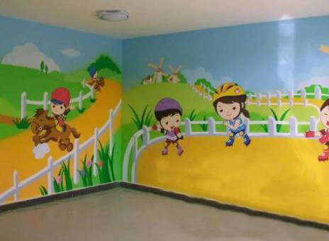 思南幼儿园墙体彩绘制作流程及注意事项